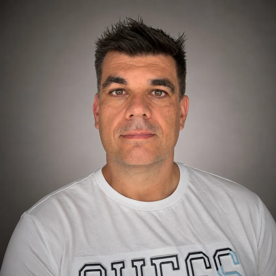 Portrait of Jean Pierre Ciesielski, founder of The Bounce Mentor